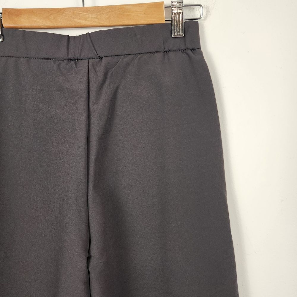 OGL NWT FuzzLuxe High Waisted Straight Leg Pull On Pant Deep Gray Womens Size XS - Picture 4 of 8